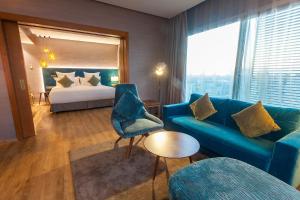 Postel nebo postele na pokoji v ubytování Barceló Anfa Casablanca