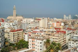 Nespecifikovaný výhled na destinaci Casablanca nebo výhled na město při pohledu z hotelu