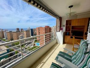 Balkón alebo terasa v ubytovaní Apartamento turístico La Pinta planta 18