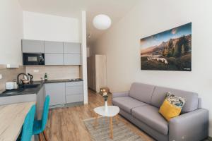 Kuchyň nebo kuchyňský kout v ubytování Apartmány Tatry