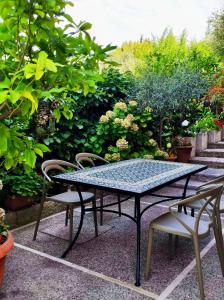Vonkajšia záhrada v ubytovaní Hotel Virginia
