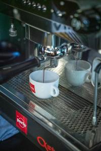 Coffee and tea making facilities at Hotel Mika Downtown
