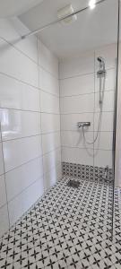 Koupelna v ubytování Apartament Przystań