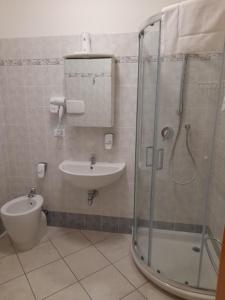 Koupelna v ubytování vasco rent rooms