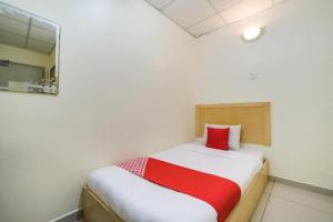Postel nebo postele na pokoji v ubytování Hotel River Inn