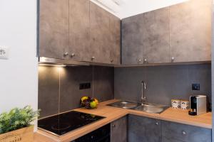 Kuchyňa alebo kuchynka v ubytovaní Blue Ark Boho Stay at Acropolis