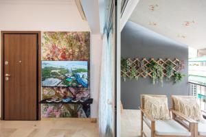 Posedenie v ubytovaní Blue Ark Boho Stay at Acropolis