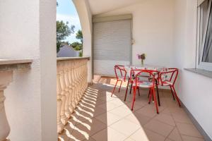 Balkón nebo terasa v ubytování Apartments Sopic