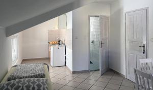 Kuchyň nebo kuchyňský kout v ubytování Apartment Anic