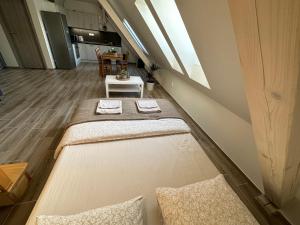 Posezení v ubytování Apartmány Monastery Suites Žireč