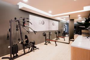 Centrul de fitness și/sau facilități de fitness de la Depto nuevo Full equipado - Estacionamiento - Plaza Egaña, Ñuñoa