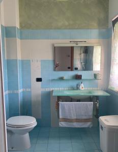 Et badeværelse på Villa Emilia