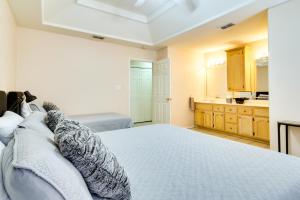 a large bedroom with a bed and a kitchen at Lovely Mission Apartment in Prime Location! in Mission