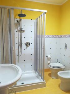 Koupelna v ubytování Casa PaSina