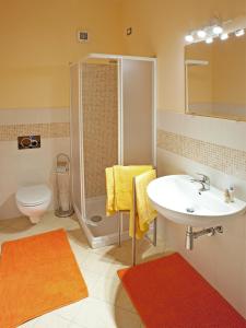 Kúpeľňa v ubytovaní Le Coccinelle B&B