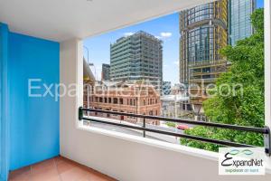 Nespecifikovaný výhled na destinaci Sydney nebo výhled na město při pohledu z aparthotelu