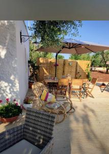 A patio or other outdoor area at Casedda Ostunese