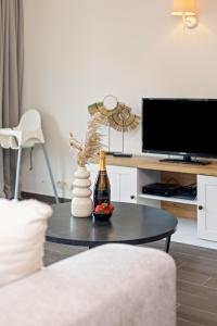 TV a/nebo společenská místnost v ubytování Flat Marthe