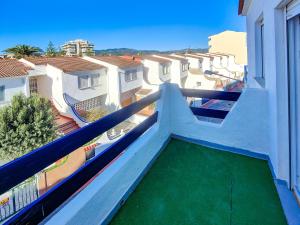 a view from the balcony of a building at Playa de Peñíscola - Ideal familias 6-7 pax o Parejas 2-4 pax - terraza - parking in Peniscola