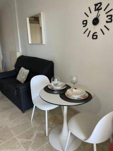 Część wypoczynkowa w obiekcie Estudio en Fuengirola con vistas al mar