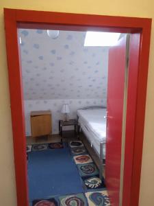 Postel nebo postele na pokoji v ubytování LINDENHOF WALDHEIM