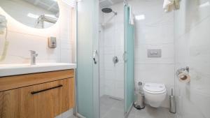 Koupelna v ubytování Kafkas Hotel