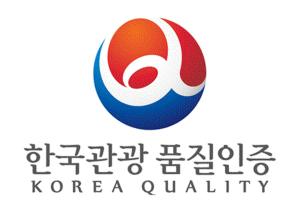 a logo for the korean quality company at Dasomchae Hanok stay in Gwangju