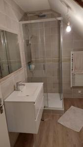Koupelna v ubytování appartement au calme
