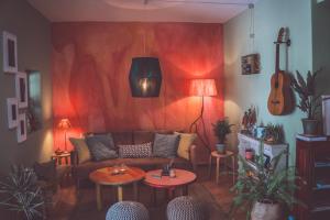 Zona de estar de Hostal Esfigueral