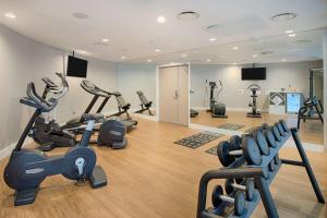 Fitness centrum a/nebo fitness zařízení v ubytování NH Toulouse Airport