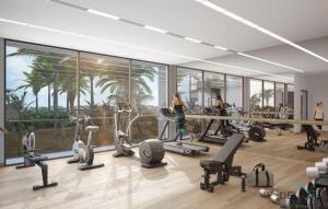 Fitness centrum a/nebo fitness zařízení v ubytování Opulent 1BR at Belgravia Tower JVC by Deluxe Holiday Homes