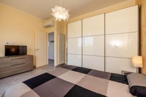 Posteľ alebo postele v izbe v ubytovaní CASA MATILDE - Appartamento Vista Mare - con posto auto