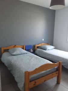 Postel nebo postele na pokoji v ubytování La Goulebenéze