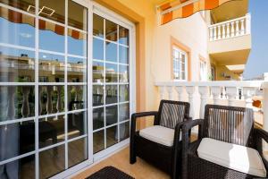 Balkón alebo terasa v ubytovaní Palm Mar Romantic Suite A11