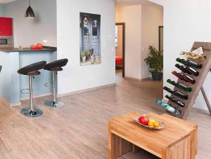 Η κουζίνα ή μικρή κουζίνα στο Appartement im Sonnenberg