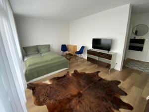 Posezení v ubytování Zen Apartment - central - modern - kitchen - wifi