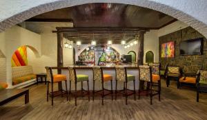 TV a/nebo společenská místnost v ubytování Malaga Hotel