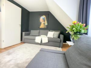 M-Style 03 Apartment 24h Self-Check-In, Free Parking, Netflix的休息区