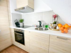 M-Style 03 Apartment 24h Self-Check-In, Free Parking, Netflix的厨房或小厨房