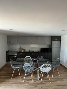 Dapur atau dapur kecil di Casa do Borges