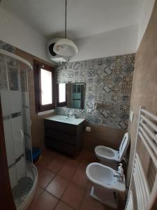 Koupelna v ubytování b&b Stella marina torre guaceto