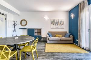 Χώρος καθιστικού στο San Siro Green con Garage Privato