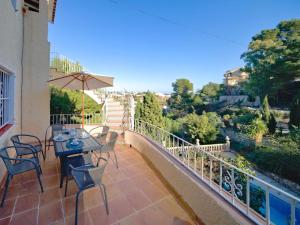 Balkón alebo terasa v ubytovaní Holiday Home Richelieu by Interhome
