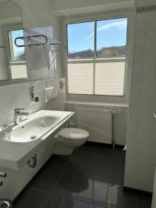 Koupelna v ubytování Hotel Wittekindsquelle