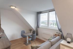 Posezení v ubytování Hotel Triester