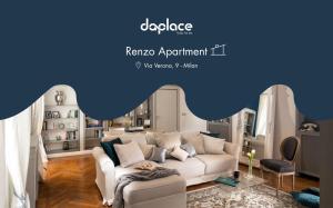 A seating area at Daplace - Renzo Apartment