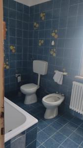 Koupelna v ubytování Stanze private in appartamento