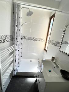 Koupelna v ubytování AS23183-P3 au coeur du Centre Ville - wifi - clim