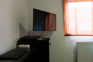 Televízia a/alebo spoločenská miestnosť v ubytovaní Apartment Eurho