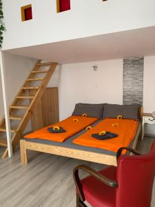 Posezení v ubytování Sunflowers Apartman